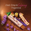 DHOOPA by ORBAN - Warli Luxury Incense Sticks | Natural Ingredients,Perfect for Pooja | Lavender Fragrance | with Bookmark and Incense Sticks Stand