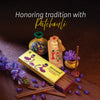 DHOOPA By ORBAN | Luxury Flower Edition Long Incense Sticks | Herbal Aroma for a Peaceful Atmosphere, Perfect For Pooja & Relaxation | Patchouli Fragrance | With bookmark and Stand