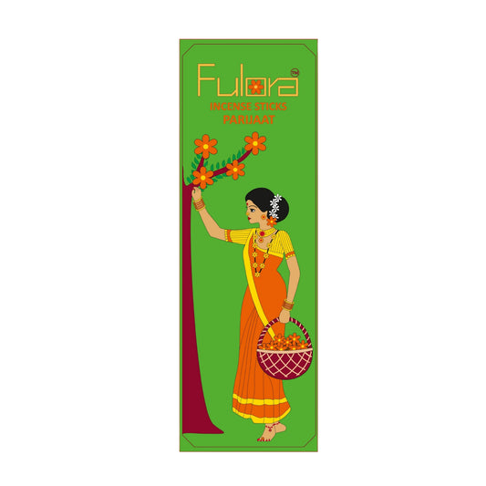 FULORA By ORBAN| Luxury Incense Stick | Devotional Use for Pooja & Home |Parijaat Fragrance |With Free Incense Sticks Stand