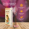 DHOOPA by ORBAN Deluxe Incense Dhoop Stick, Clean-Burning & Eco-Friendly | Enhance Meditation, Yoga & Pooja Experience | Parijaat Fragrance | with Stand & Bookmark
