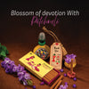 DHOOPA By ORBAN |Luxury Big Flower Edition Incense Sticks | Crafted for Pooja, Meditation &  Peaceful Living | Patchouli Fragrance | With bookmark and Stand