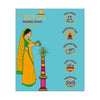 HEERAA  By ORBAN |Luxury Incense Stick| Pure & Natural | Ideal for Pooja, Yoga, Meditation & Home Fragrance |Sonchapha Fragrance |With Free Incense Sticks Stand