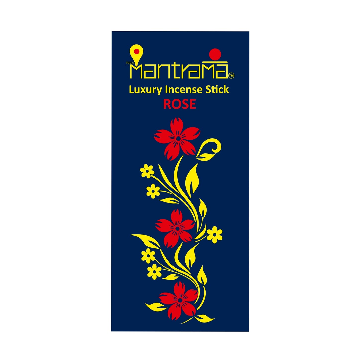 MAAY MANTRAMA By ORBAN – Royal Incense Dhoop Stick |For Home Puja, Relaxation & Inner Calm Eco-Friendly , Devotional Incense| Rose Fragrance|With Dhoop Stand & Bookmark