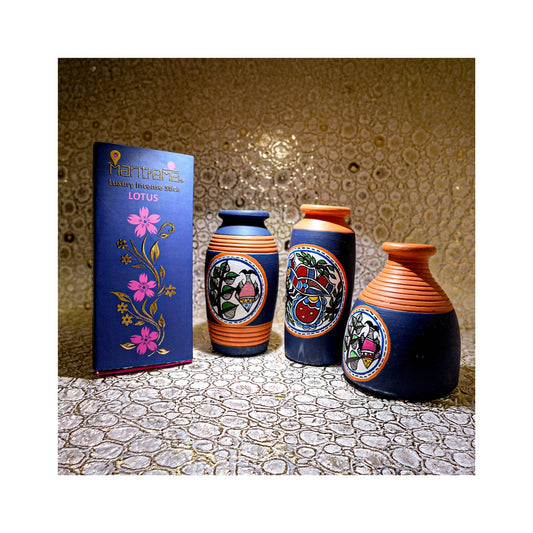 MAAY MANTRAMA By ORBAN – Royal Incense Dhoop Stick |Spirituality, Peace & Mindful Living Eco-Friendly , Devotional Incense| Lotus Fragrance | With Dhoop Stand & Bookmark