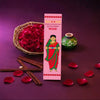 DHOOPA By ORBAN - Classic Bambooless Incense Sticks | Long-lasting Herbal incense Sticks For Pooja | ROSE Fragrance | With Incense Sticks Stand