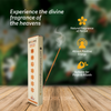 DHOOPA by ORBAN Deluxe 7 Chakra Incense Stick | Ideal for Relaxation, Yoga & Spiritual Balance | Parijaat Fragrance